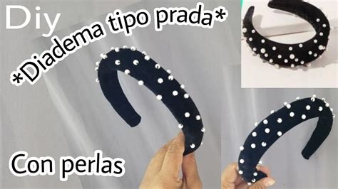 Prada Diadema De Terciopelo 